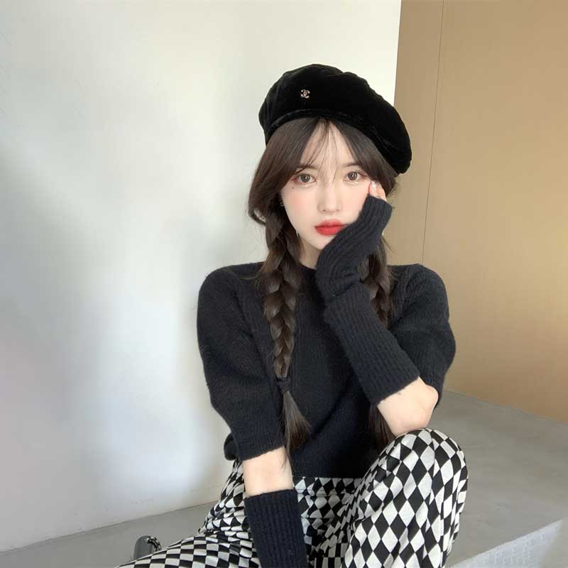 パフニットアームウォーマートップス