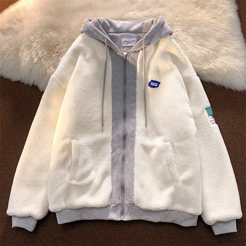 バイカラーストリートパーカー