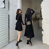 2typeリブニットワンピース