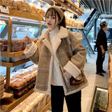 モカチェックフライトジャケット