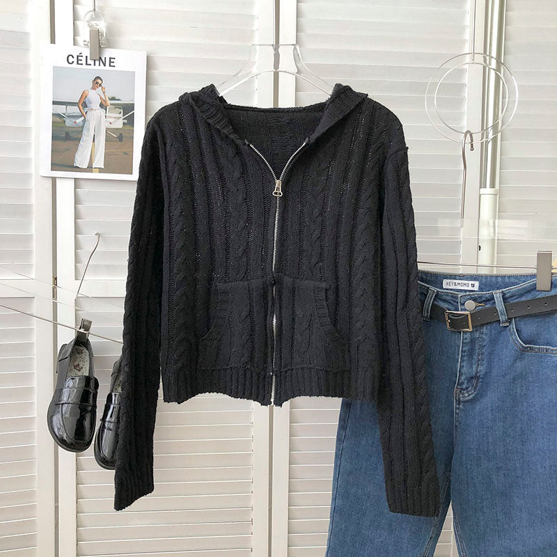 マシュマロケーブルルームパーカー