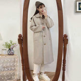 ステンカラーボタンコート