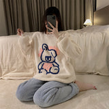 グラフィックうさぎルームウェア