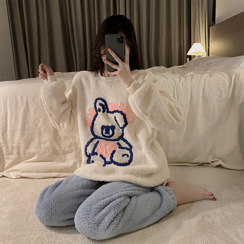 グラフィックうさぎルームウェア