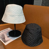 デザインリネンバケットハット