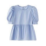 エレガントペプラムブラウス