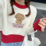 アニマルフェイスニット