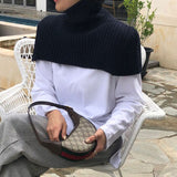 デザインハーフリブニットトップス