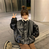 ブラックレザーフライトジャケット