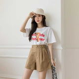 シンプルタックハーフパンツ