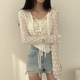 アシンメトリーキャミソール&カーディガンSET