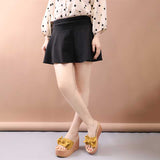 ウェッジソールリボンサンダル