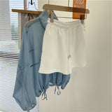 カジュアルコットンショートパンツ