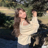 ルーズカーディガン&ニットビスチェSET