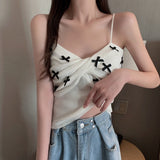 フロントツイストミニリボンキャミソール