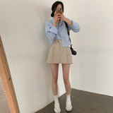 ワイドプリーツミニスカート