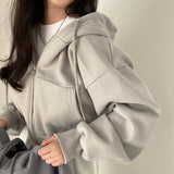 ボリュームスリーブパーカー