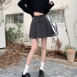 ワイドプリーツスカート