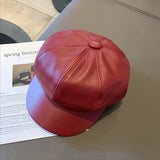 ラウンドレザーキャスケット