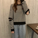 スリットレトロボーダーロンT