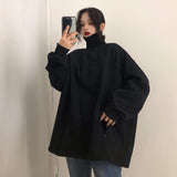 レイヤードタートルネックスウェット