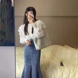 デニムマーメイドスカート