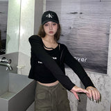 ロゴキャミソール&カーディガンSET