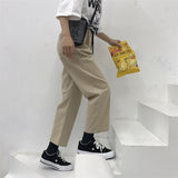 ストレートカジュアルコットンパンツ