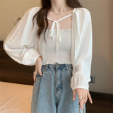 フェミニンパフボレロトップス