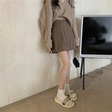 プリーツミニスカート