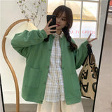 クルーネックシンプルカーディガン