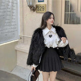 フリルショルダーブラウス&スカートSET