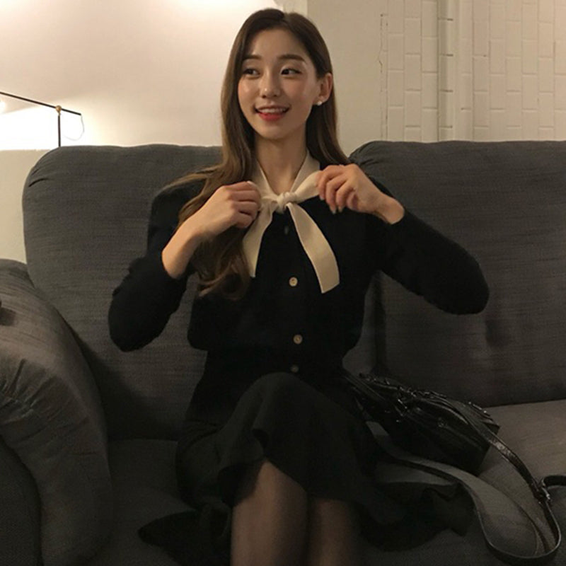 ヴィンテージボウタイリボントップス