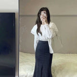 デニムマーメイドスカート