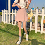 センターワイドプリーツスカート