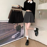 ワイドプリーツスカート