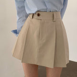 ワイドプリーツミニスカート