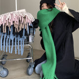モヘアボリュームマフラー