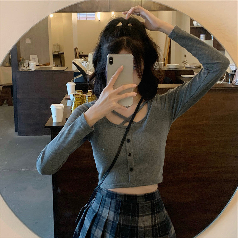 クロスストラップカーディガン