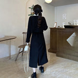 レトロカラージャケット&ロングスカートSET