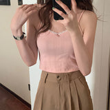 クロップドレースキャミソール