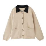 フレンチカラーカーディガン