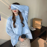 ルーズケーブルニット