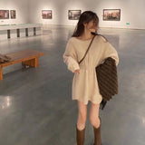 ルーズニットワンピース