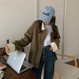 バイカラーシャツジャケット