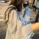 ニュアンスラメブラウス&キャミソールSET