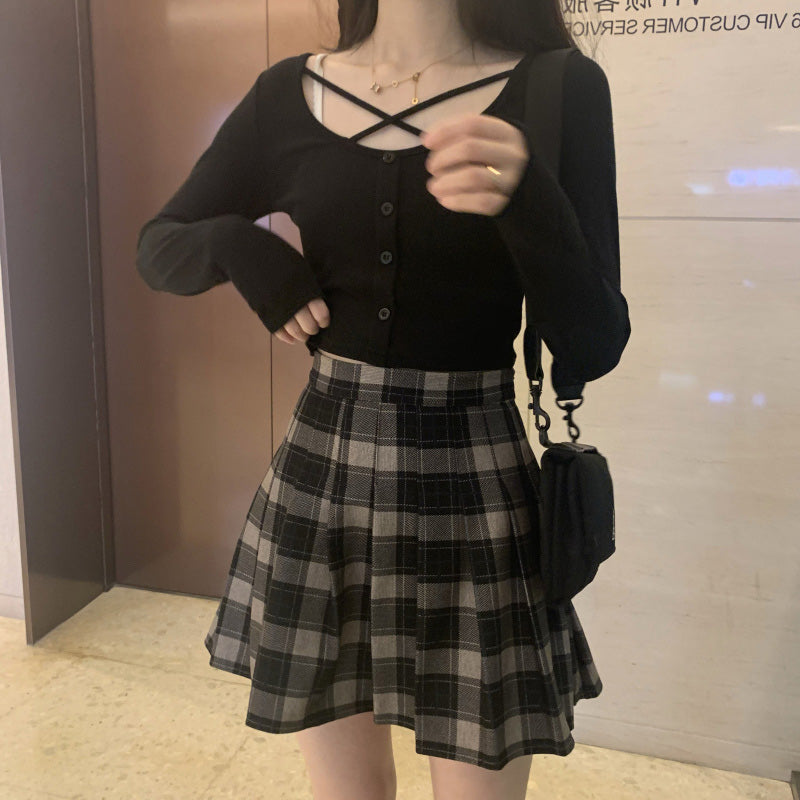 クロスストラップカーディガン