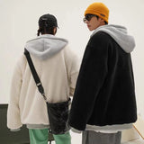 バイカラーストリートパーカー