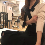 ヴィンテージボウタイリボントップス