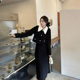 レトロカラージャケット&ロングスカートSET